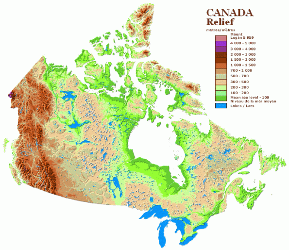 Map of Canada